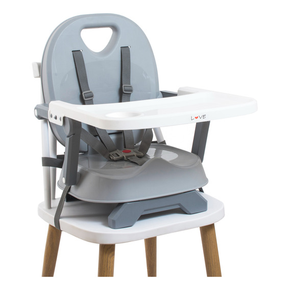 Silla De Comer Para Bebe Booster Plegable Compacta Love P