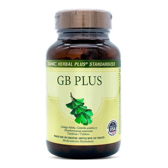 Gnc Herbal Plus Ginkgo Biloba Sabor Sin sabor