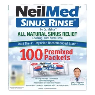 Neilmed Sinus Rinse - 100 Sobres Sin Botella
