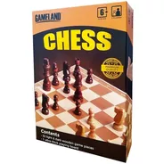 Juego De Mesa Chess Ajedrez De Madera Gameland 2 Jugadors 