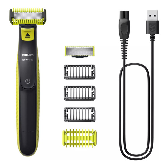 Afeitadora Oneblade Cuerpo Y Rostro De 5 Peines Carga Usb