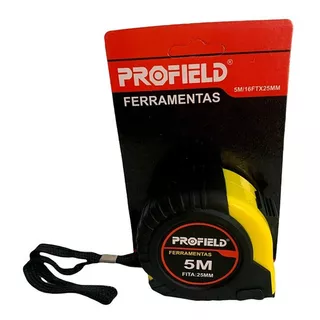 Trena De Aço Com Trava Emborrachada 5m X 25mm Profissional