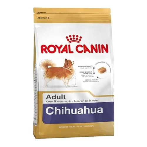 Alimento Royal Canin Breed Health Nutrition Chihuahua para perro adulto de raza pequeña sabor mix en bolsa de 800 g