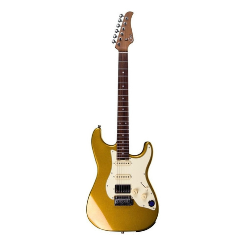 Guitarra eléctrica Gtrs S800 de american basswood gold brillante con diapasón de palo de rosa
