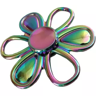 Fidget Spinner Tornasol Metal Calidad 100% Original Grande