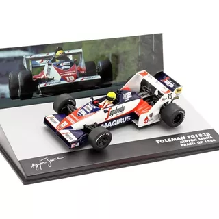 Miniatura F1 Toleman Tg183b Ayrton Senna Gp 84 Brasil