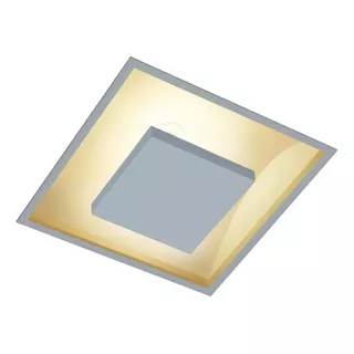 Luminária Plafon Embutir Rebatedor Eclipse 45x45 P/ 4 E27 Cor Branco 110v/220v