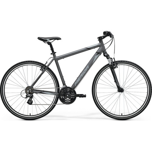 Bicicleta Urbana Merida Crossway 10v Color Gris Unisex Tamaño Del Cuadro S