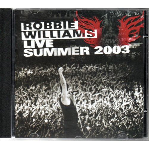 Cd Robbie Williams en vivo, verano de 2003