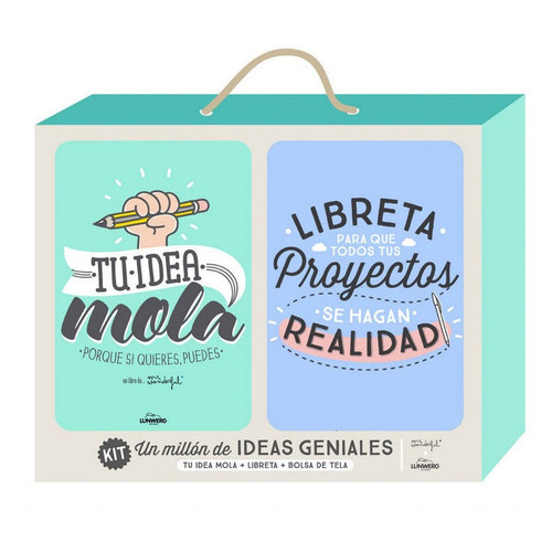 Kit Un Millãâ³n De Ideas Geniales, De Mr. Wonderful. Editorial Lunwerg Editores, Tapa Blanda En Español
