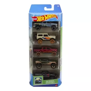 Hot Wheels Pacote Com 5 Carrinhos  - Mattel