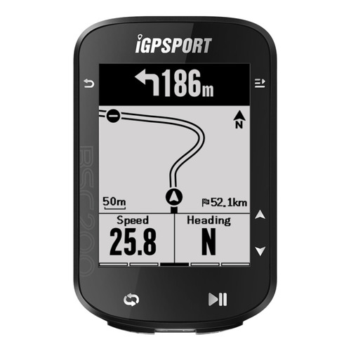 Ciclocomputador Gps Igpsport Bsc200 Color Negro