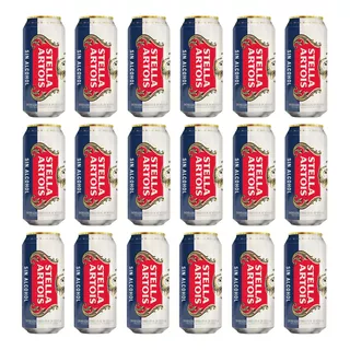 Cerveza Stella Artois Sin Alcohol Lata 474 Ml Pack X 24