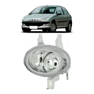 Farol De Milha Auxiliar Neblina Peugeot 206 1998 Até 2002