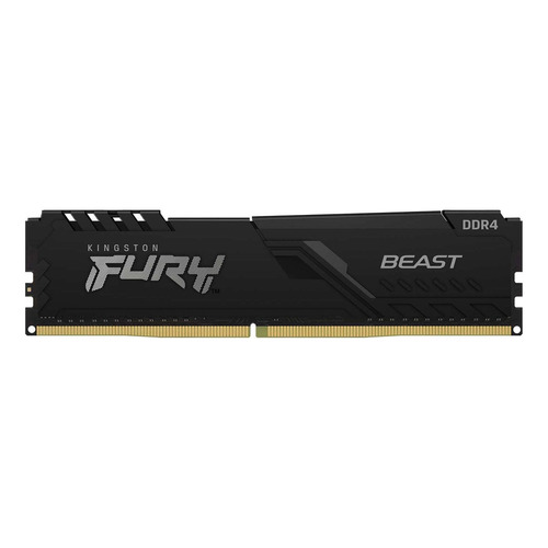 Memoria RAM Fury Beast DDR4 gamer color negro  16GB 1 Kingston KF426C16BB1/16