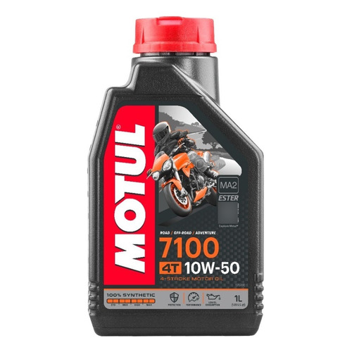 Motul Aceite Moto 4t 7100 10w50 100% Sintetico 1l