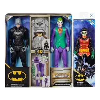 Batman Vs El Joker + Robin Figura  Super Paquete !!!