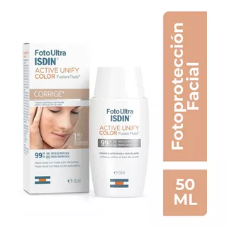 Isdin Foto Ultra Active Unify Fusion Fluid Color Aclara Piel