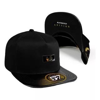 Gorra Gallo Béisbol Gold Edition Black Cincopunto7