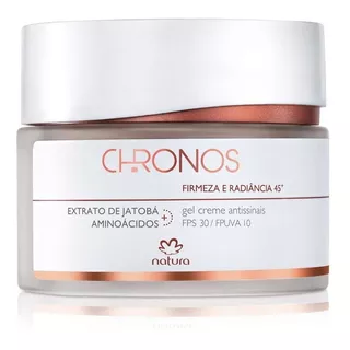 Creme Natura Chronos Antissinais 45+ Firmeza E Radiância De 40ml/40g