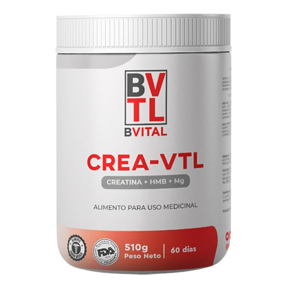 Crea-vital 510gr - Creatina + Hmb + Magnesio / 60 Días