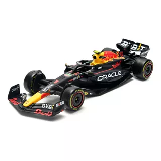 Red Bull Coche Colección Max Verstappen A Escala 1:43 Burago Color Negro