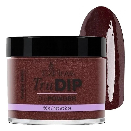 Polvo Trudip Inmersión Para Esmalte Sin Cabina Ezflow 56 Gr Color Another Bottle (Bordó Oscuro)