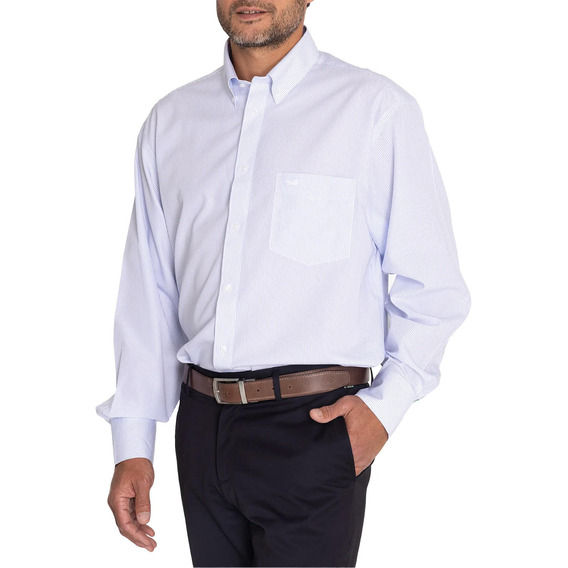 Camisa Rockford Hombre Wf Pb Azul