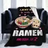 Xcrupyt Franela Súper Suave Ramen Boba Manta Manta Anime Fle