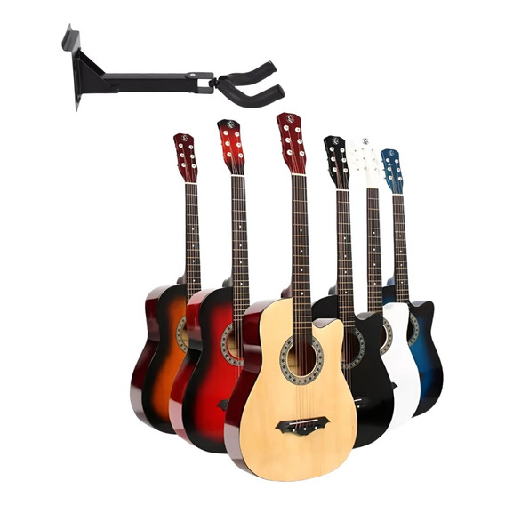 Pack Guitarra Clasica Para Aprender! + Funda + Soporte Pared