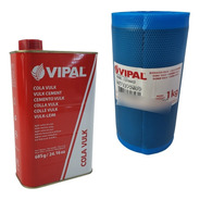 Vulcanite + Cola Preta Vulk Para Remendo A Quente Vipal