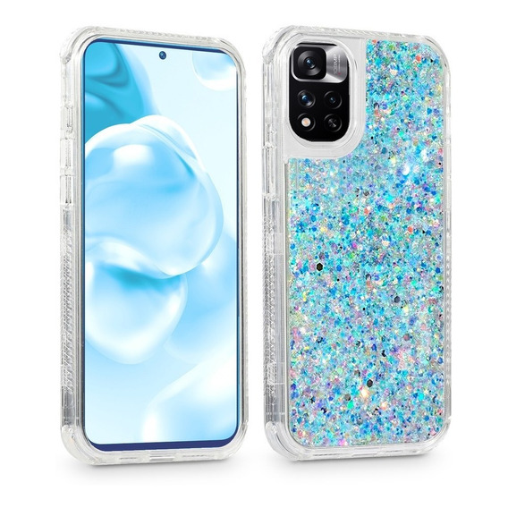 Funda Para Xiaomi Redmi Tres Piezas Mujer Brillantes 360