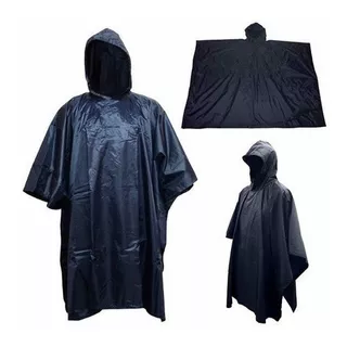 Impermeable Capa Capucha Poncho Adultos + Estuche Gratis!