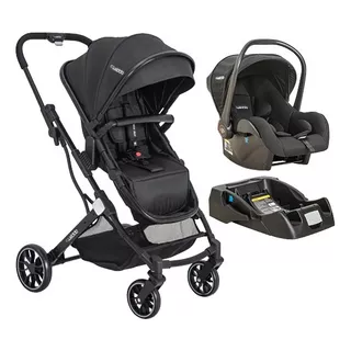 Kiddo Carrinho Zig Zag Com Bebe Conforto Casulo E Base