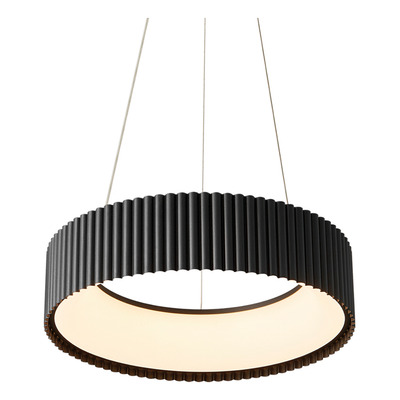 Colgante Led Zumo L 61cm Negro Dimerizable Diseño Moderno