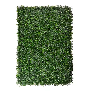 Placa Grama Artificial Muro Folhas Verde Buchinhos 40x60