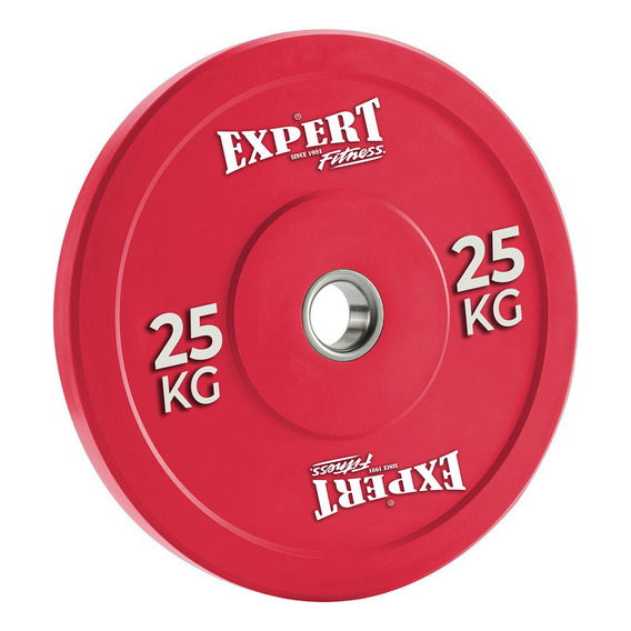 Disco Pesas Olimpico Goma Bumper Crossfit 25kg N1 - El Rey Color Indef