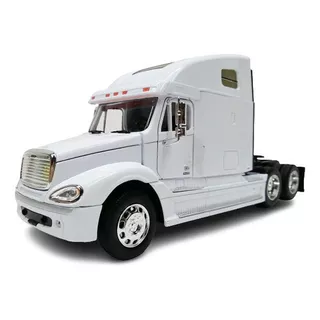 Welly Freightliner Columbia Trailer Cabina 1/32 Diecast Color Blanco