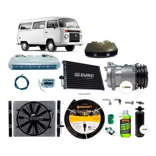 Kit Ar Condicionado Para Kombi Com Evaporadoras 2 Caixas