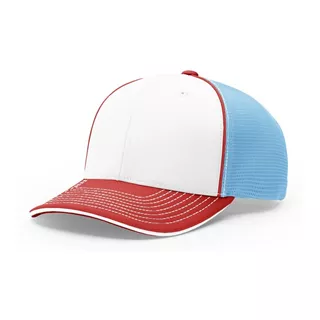 Gorra Richardson 172 White /  Columbia Blue / Red