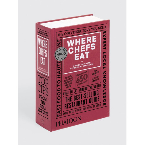 Libro Where Chefs Eat [ Donde Comen Los Chefs ] Pasta Dura