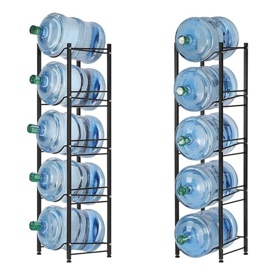 Rack Estante Organizador De 5 Botellones Bidones Agua 20 Lts