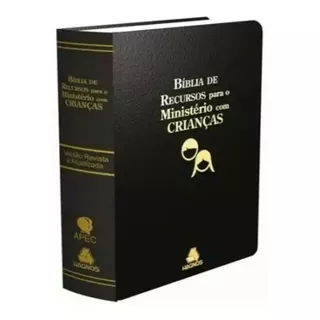 Bíblia De Recursos Para O Ministério Com Crianças - Apec - Luxo Pu Preta, De Klock, Gayle. Editora Hagnos Ltda Em Português, 2003