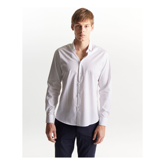 Camisa Figuera, Hombre, Algodón, Classic Fit, Blanco, Equus