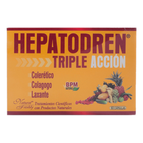 Hepatodren Triple Accion X 60 Cap