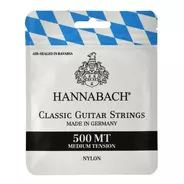 Encordado Hannabach 500mt Medium Tension Guitarra Clasica