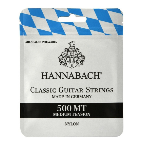 Encordado Hannabach 500mt Medium Tension Guitarra Clasica