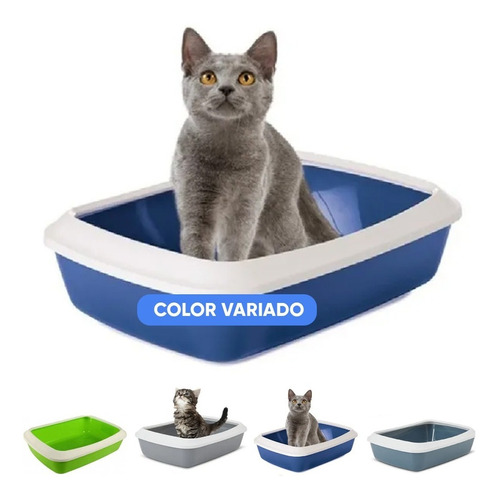 Litera Bandeja Sanitaria Baño Para Gatos Iriz 42 Gris Color color VARIADO