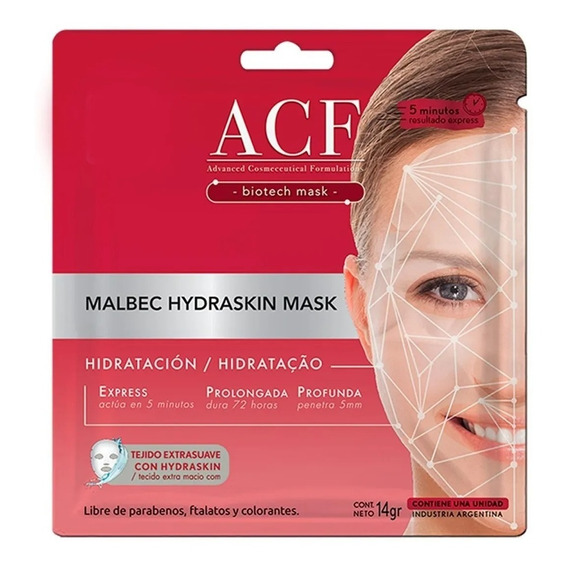 Mascara Shock Malbec Hydraskin Acf Tipo de piel Todo tipo de piel