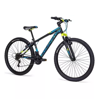 Bicicleta De Montaña Mercurio Kaizer Rodada 26 3x7v M-17 Color Negro/azul